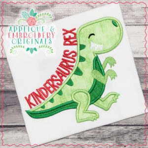 1872 Kindersaurus Rex Applique Design