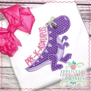 1874 Pre K Aurus Girl Applique Design