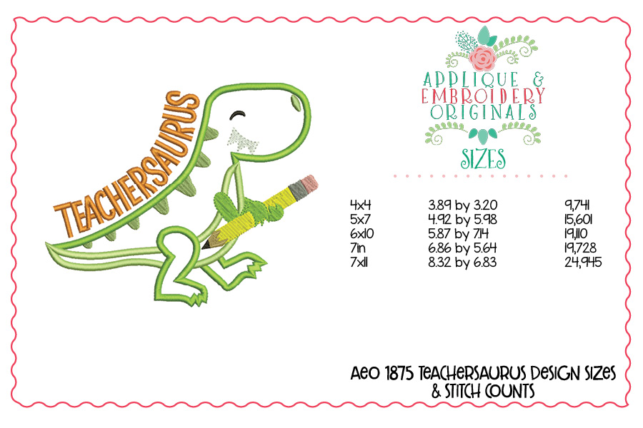 AEO 1875 Teachersaurus