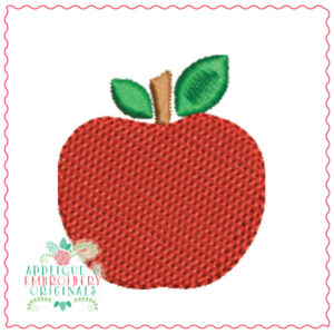 1876 Apple Mini Embroidery Design