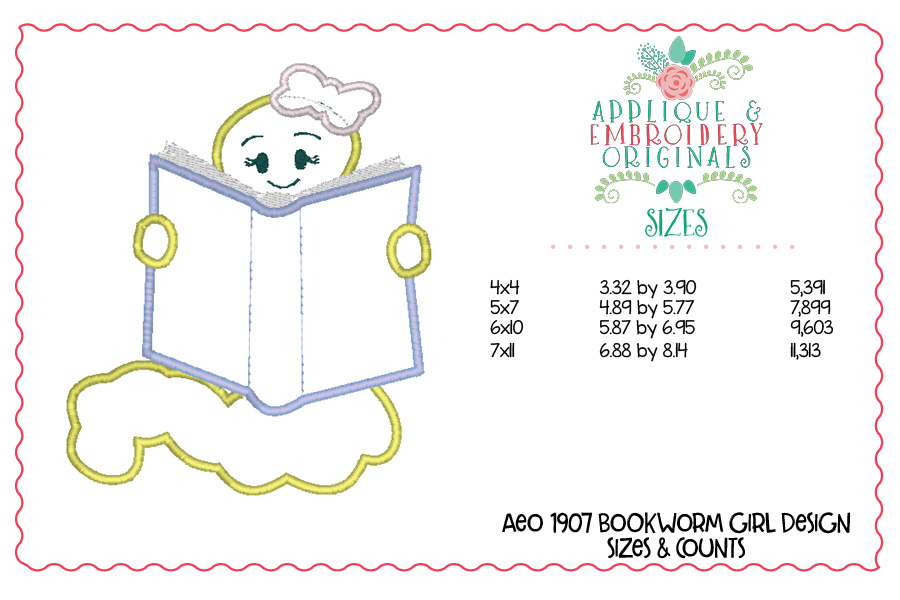 AEO 1907 Bookworm Girl