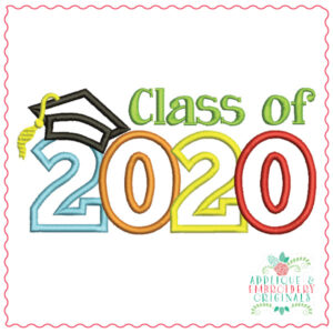 1937 Class of 2020 Applique Design