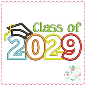 1953 Class of 2029 Applique Design