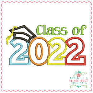 1954 Class of 2022 Applique Design