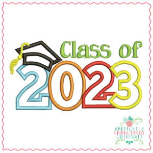 1955 Class of 2023 Applique Design