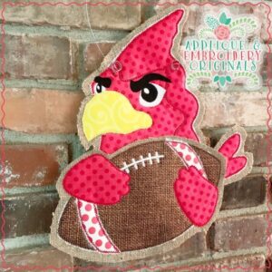 1962 Cardinal Football Door Hanger Design