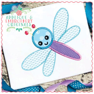 1966 Cute Dragonfly Applique Design