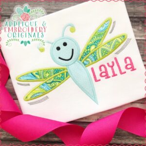 1969 Dragonfly Applique Design