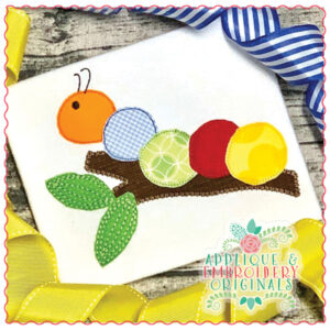 1971 Fuzzy Little Caterpillar Applique Design