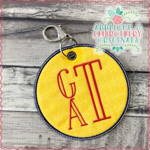 1982 Tag Circle Applique Design