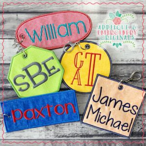 1987 Tag Set Two Applique Design