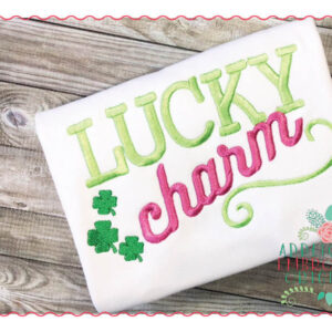 202 Lucky Charm St Patrick's Day Embroidery Design