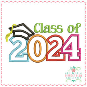 1956 Class of 2024 Applique Design