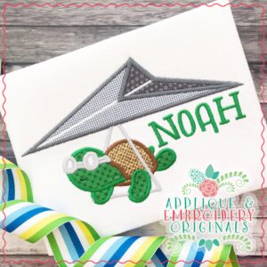 2024 Hang Gliding Turtle Applique Design