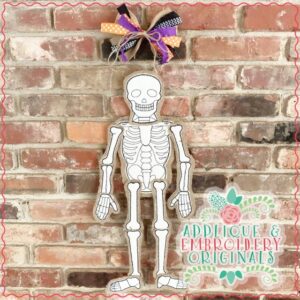 2042 Skeleton Door Hanger Design