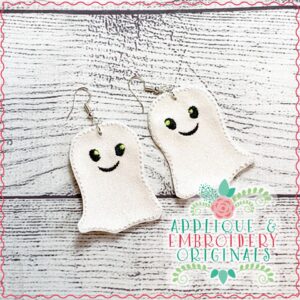 2077 Ghost Earrings In-The-Hoop Design