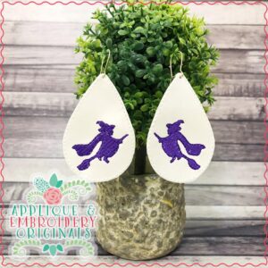 2084 Witch Earrings In-The-Hoop Design