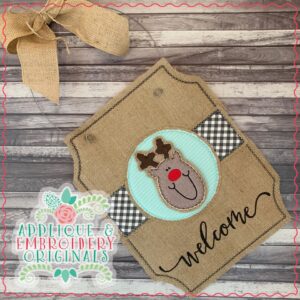 2088 Reindeer Head Interchangeable Tab Design