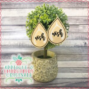 2099 Wishbone Earrings In-The-Hoop Design