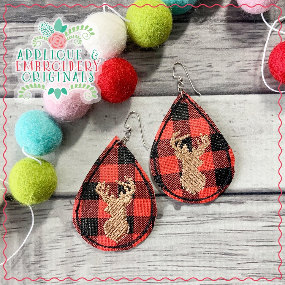 AEO 2112 Deer Silhouette Earrings 1