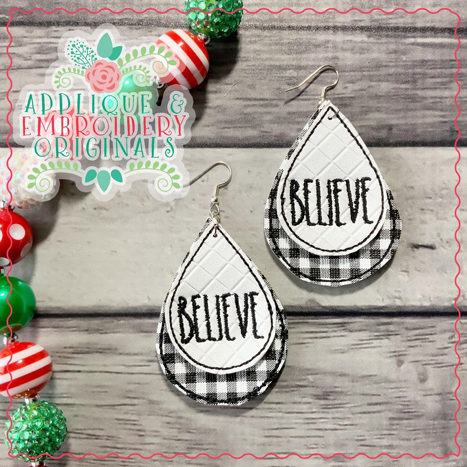 AEO 2115 BELIEVE Earrings 1