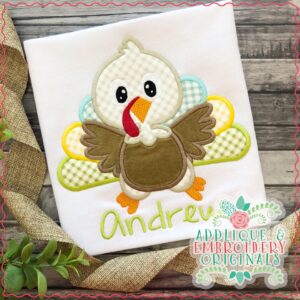 2140 Turkey Wings Applique Design