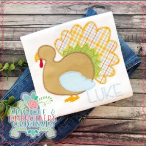 2146 Turkey Side All-In-One Applique Design