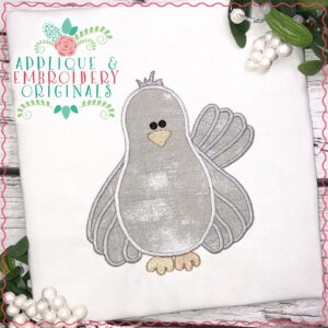 2174 Turtle Dove Applique Design