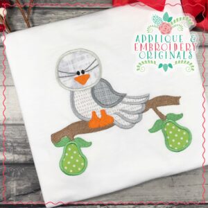 2175 Partridge in a Pear Tree Applique Design