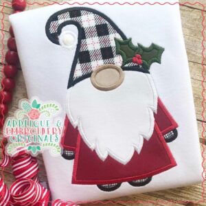 2178 Christmas Gnome All-In-One Applique Design