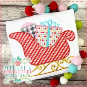 2182 Sleigh All-In-One Applique Design