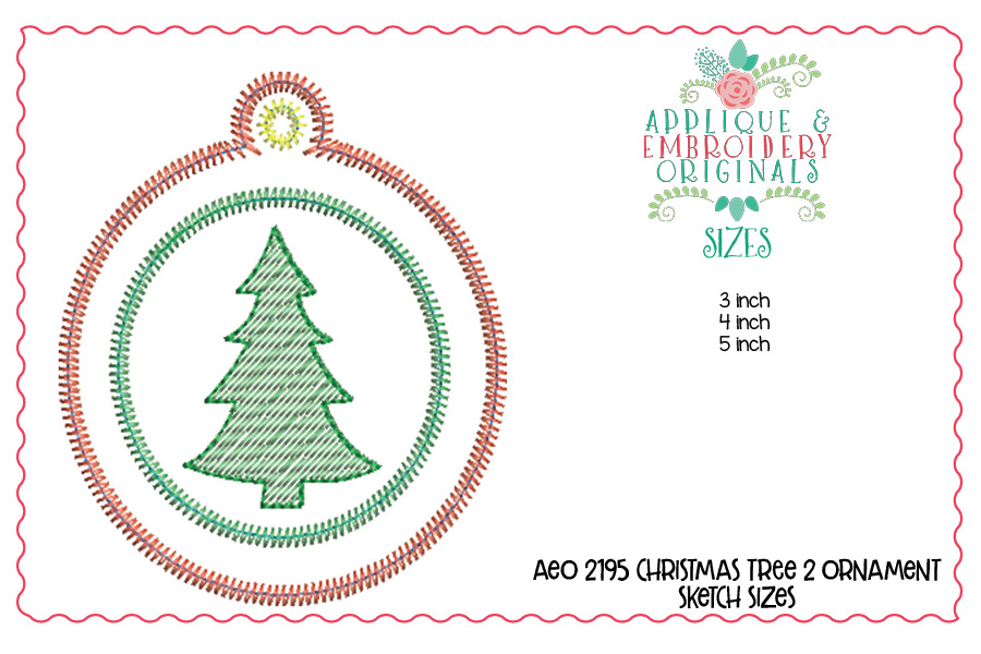 AEO 2195 Christmas Tree 2 Ornament 1