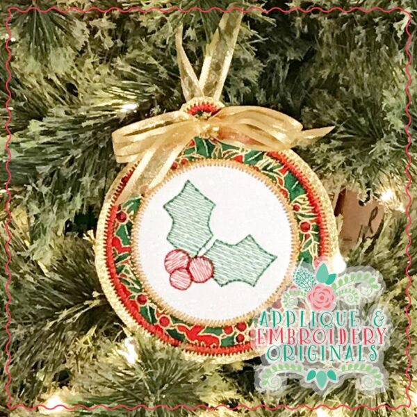 2206 Christmas Ornaments Set In-The-Hoop Designs - Image 9