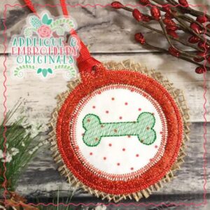 2214 Bone Ornament In-The-Hoop Designs