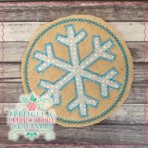 2228 Snowflake Interchangeable Tab Design