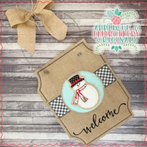 2229 Snowman Interchangeable Tab Design