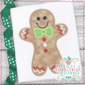 2232 Gingerbread Boy Applique Design