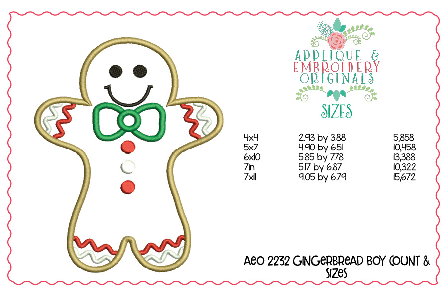 AEO 2232 Gingerbread Boy 1