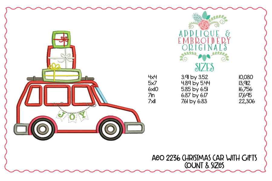 AEO 2236 Christmas Car with Gifts 1