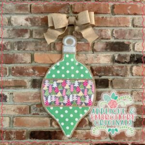 2247 Ornament Door Hanger In-The-Hoop Design