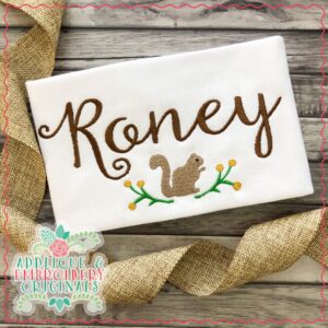 2260 Mini Squirrel Accent Embroidery Design