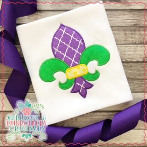 2261 Fleur De Lis Applique Design