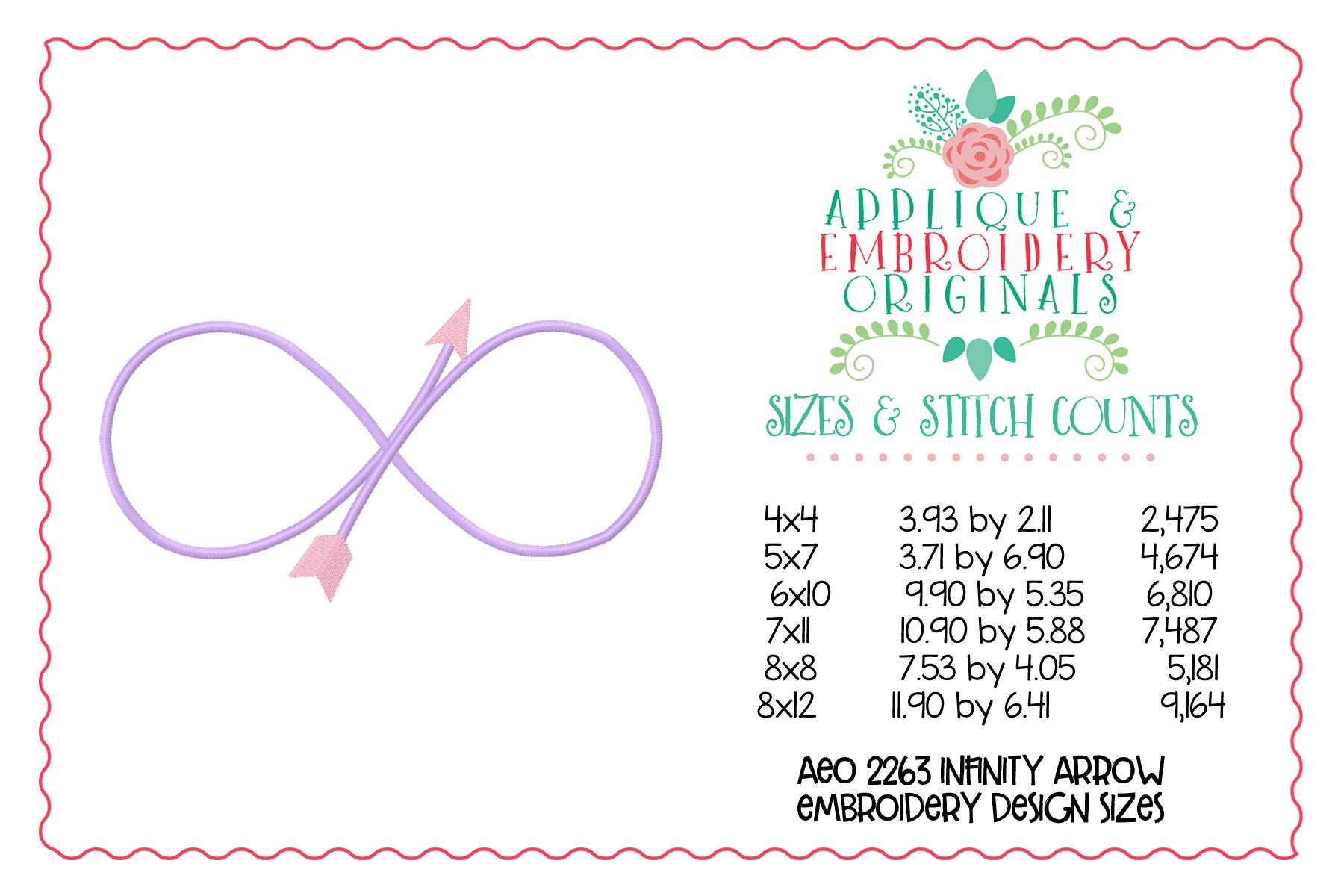 AEO 2263 Infinity Arrow Sample