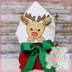 2283 Deer Boy Hooded Towel Design