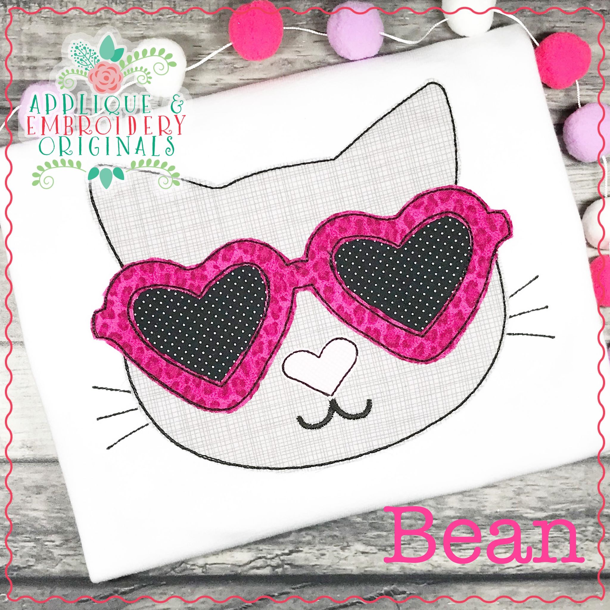 AEO 2300 Kitty Heart Sunglasses Bean 2