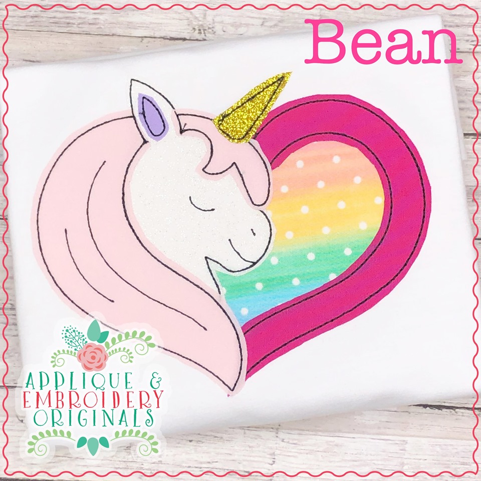 AEO 2303 Unicorn Heart Bean 1
