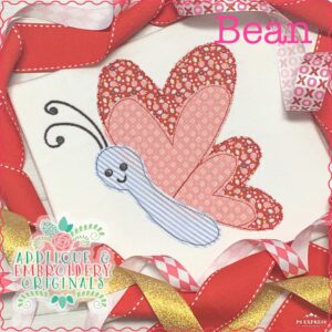 2305 Valentine Butterfly All-In-One Applique Design