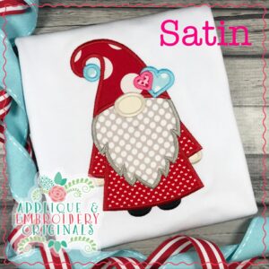 2309 Valentine Gnome All-In-One Applique Design