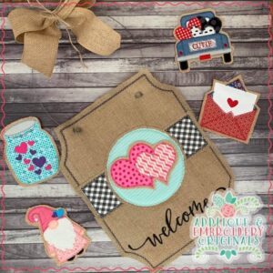 2316 Valentine Tab Set Interchangeable Tab Design