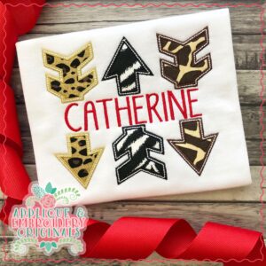 2334 Split Arrows Applique Design